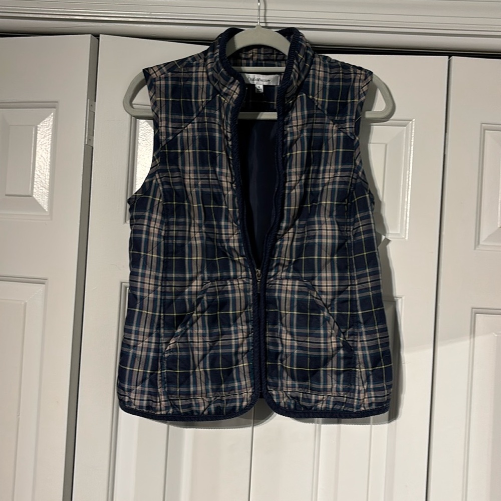 Croft and Barrow plaid vest